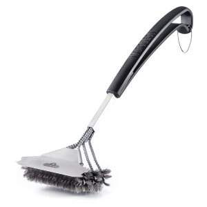 Щетка для чистки решеток гриля Napoleon трехрядная с ворсом из нерж. стали