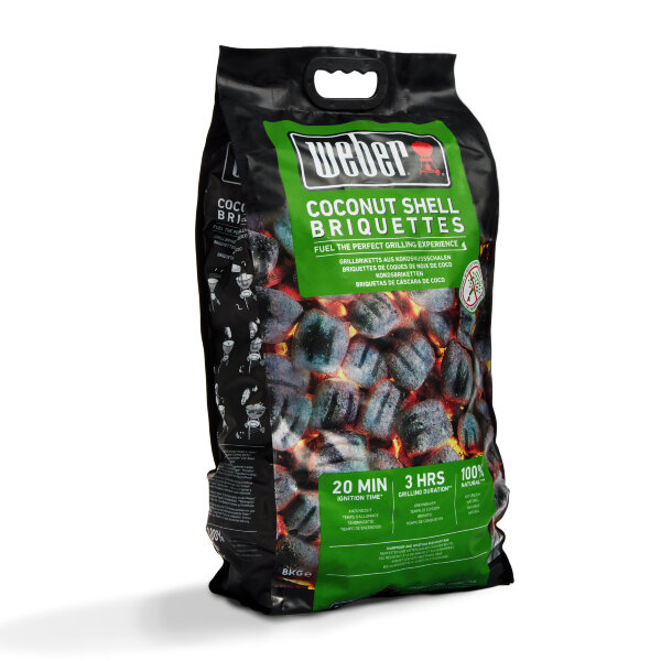 Угольные брикеты Weber 8 кг кокосовые