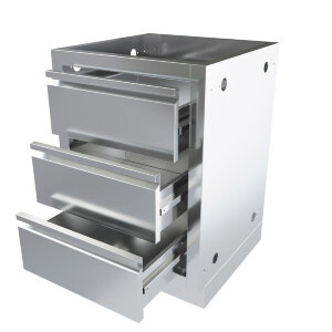 Тумба универсальная с 3-мя выдвижными ящиками