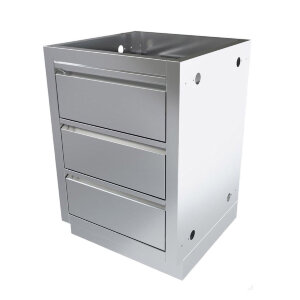 Тумба универсальная с 3-мя выдвижными ящиками