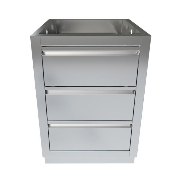 Тумба универсальная с 3-мя выдвижными ящиками