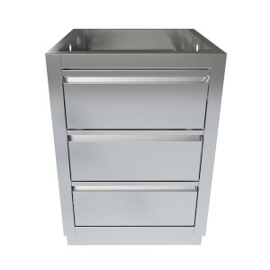 Тумба универсальная с 3-мя выдвижными ящиками