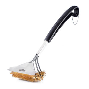 Щетка для чистки решеток гриля Napoleon трехрядная с латунным ворсом