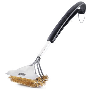 Щетка для чистки решеток гриля Napoleon трехрядная с латунным ворсом