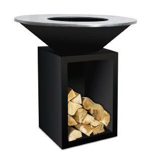 Дровяной гриль OFYR Classic Storage 100 Black с поленницей