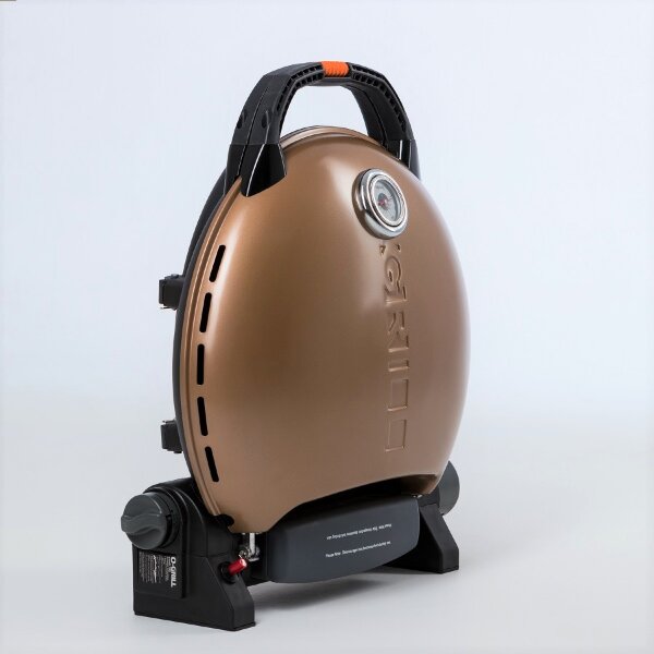 Газовый гриль O-Grill 700T bicolor черно-золотой