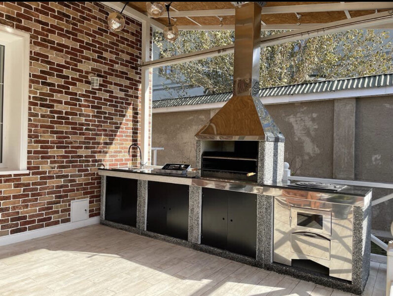 Модуль для кухни Living Stone — Печь для казана