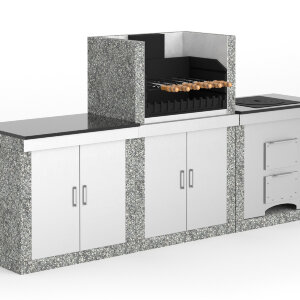 Модуль для кухни Living Stone — Печь для казана