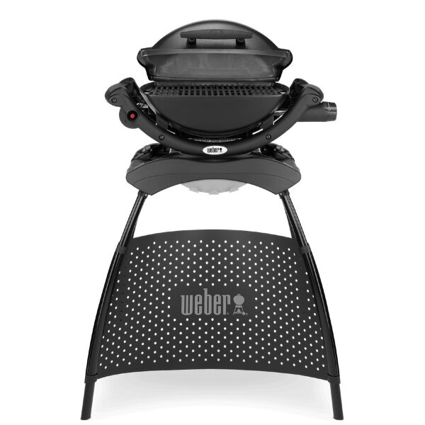 Газовый гриль Weber Q 1000 черный (на подставке)