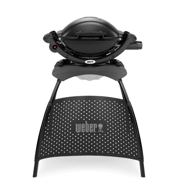 Газовый гриль Weber Q 1000 черный (на подставке)