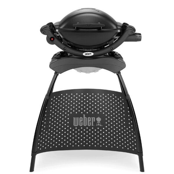 Газовый гриль Weber Q 1000 черный (на подставке)