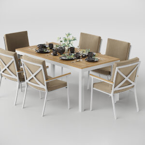 Обеденные группы Gardenini Premium Bella