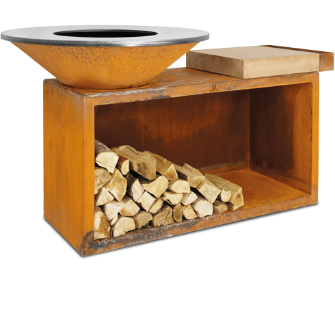 Дровяной гриль OFYR Island 100 Corten остров