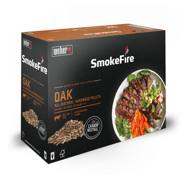 Пеллеты древесные Weber FSC Дуб