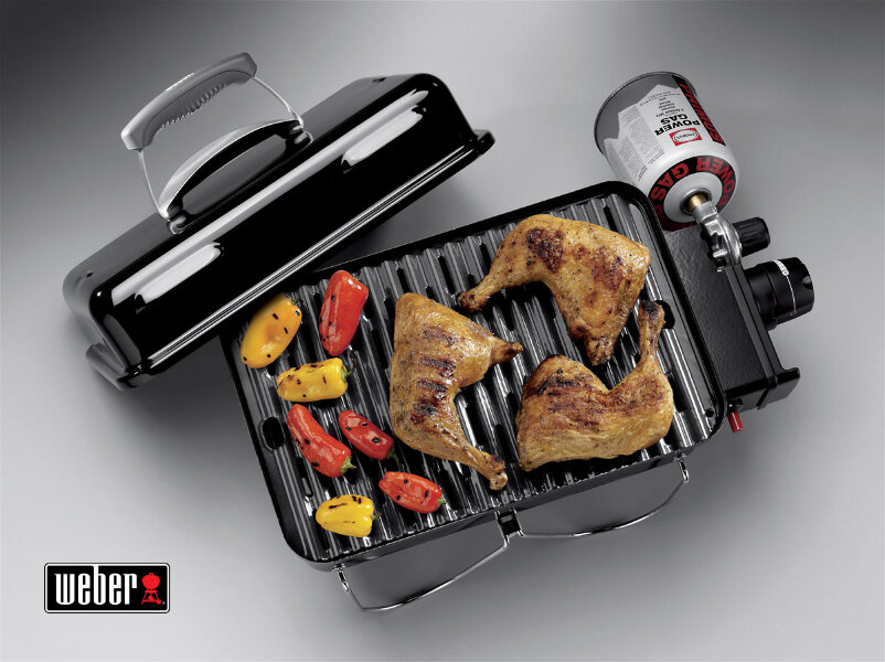 Газовый гриль Weber Go Anywhere Gas черный