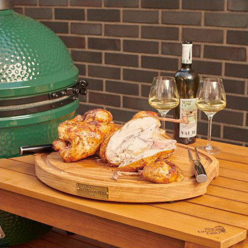 Разделочная доска Big Green Egg овальная из дуба