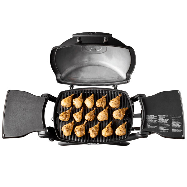 Газовый гриль Weber Q 1200 черный (на подставке)