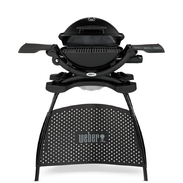 Газовый гриль Weber Q 1200 черный (на подставке)