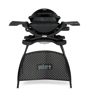 Газовый гриль Weber Q 1200 черный (на подставке)