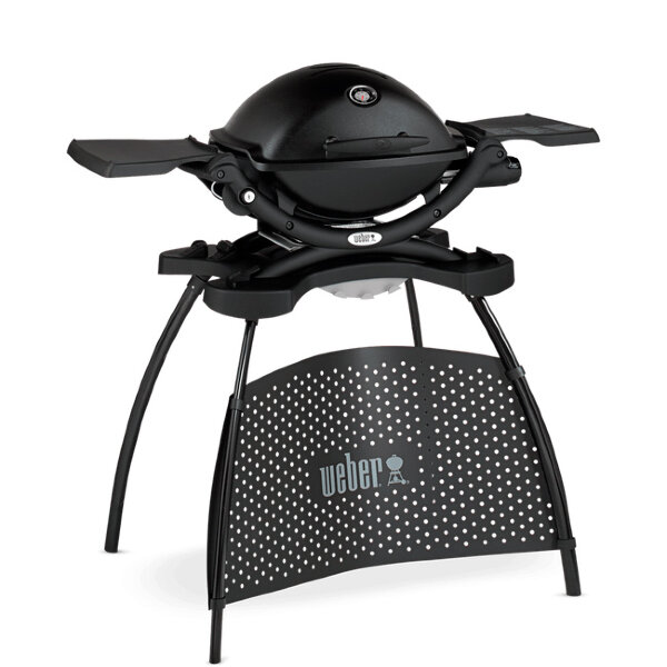 Газовый гриль Weber Q 1200 черный (на подставке)