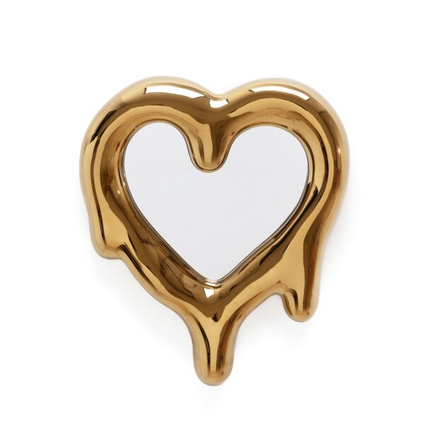 Seletti Рамка для фотографий Melted Heart Gold