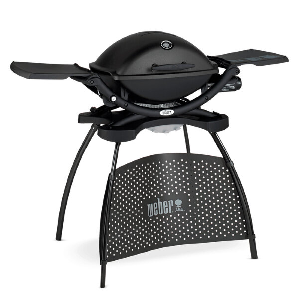 Газовый гриль Weber Q 2200 черный (на подставке)