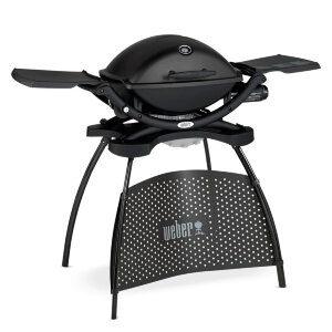Газовый гриль Weber Q 2200 черный (на подставке)