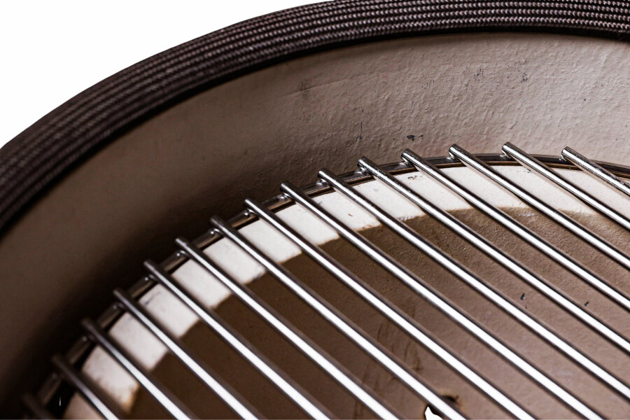 Керамический гриль GRLLR Ember 16″ глянцево-черный с тележкой