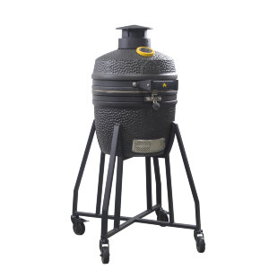 Керамический гриль GRLLR Ember 16″ матово-черный с тележкой