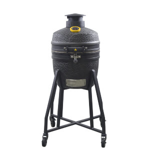 Керамический гриль GRLLR Ember 16″ матово-черный с тележкой