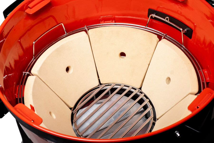 Керамический гриль Kamado Kettle Joe Red