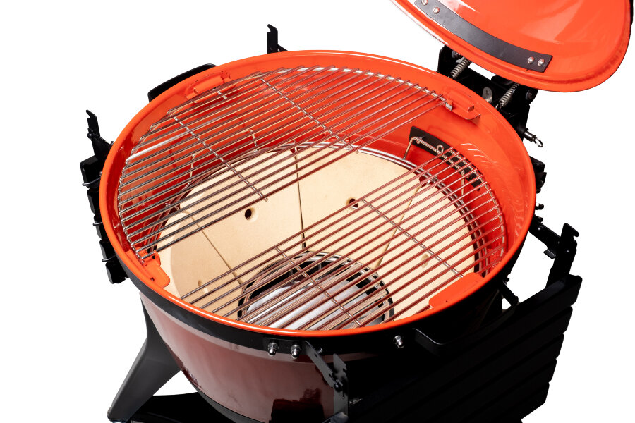 Керамический гриль Kamado Kettle Joe Red