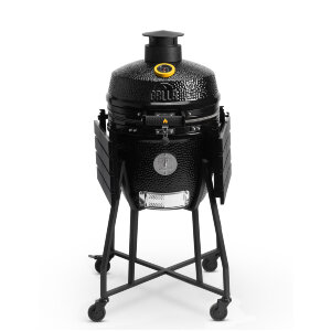 Керамический гриль GRLLR Ember 18″ глянцево-черный с тележкой