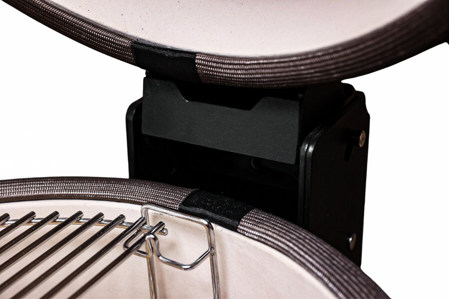 Керамический гриль GRLLR Ember 18″ глянцево-черный с тележкой