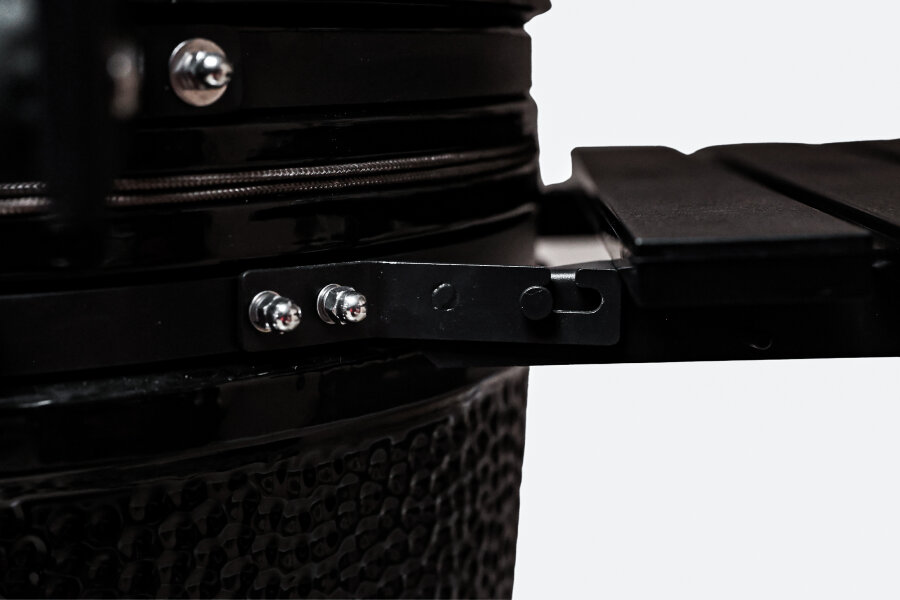 Керамический гриль GRLLR Ember 18″ глянцево-черный с тележкой