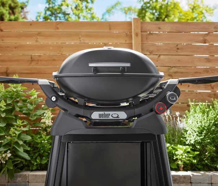 Газовый гриль Weber Q 2800N черный с тележкой