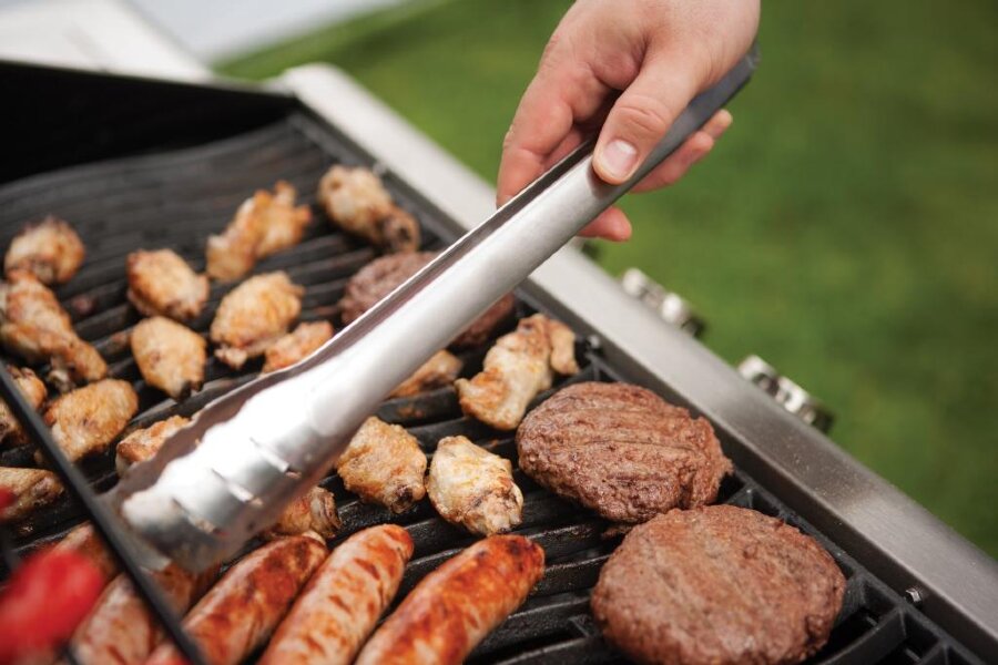 Газовый гриль Napoleon LE-3 стальной