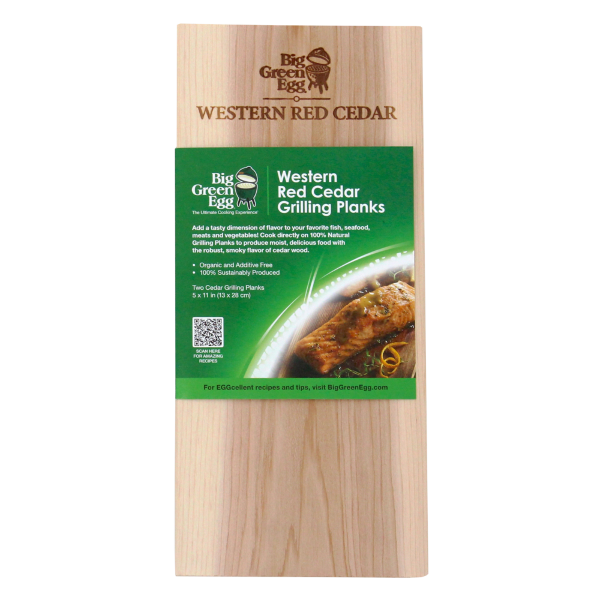Дощечка для копчения Big Green Egg Кедр (2 шт)
