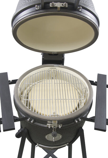 Керамический гриль GRLLR Ember 18″ матово-черный с тележкой