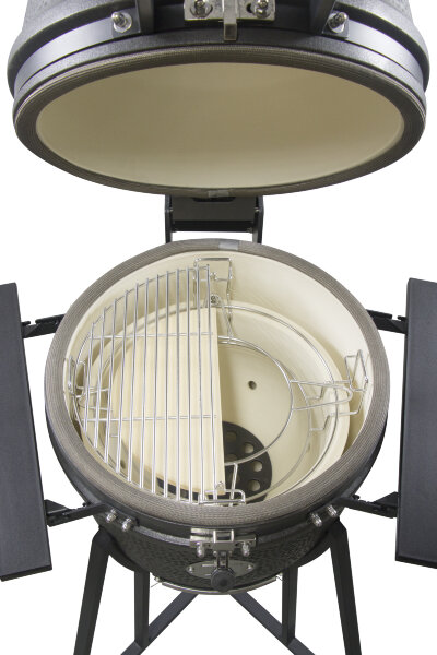 Керамический гриль GRLLR Ember 18″ матово-черный с тележкой