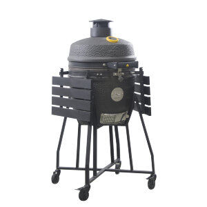 Керамический гриль GRLLR Ember 18″ матово-черный с тележкой