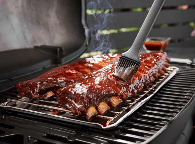 Газовый гриль Weber Q 3200N черный с тележкой