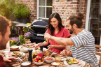Газовый гриль Weber Q 3200N черный с тележкой