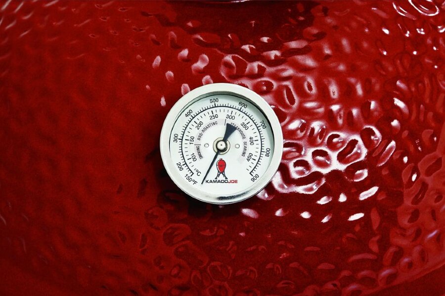 Керамический гриль Kamado Junior Joe Red 34 см