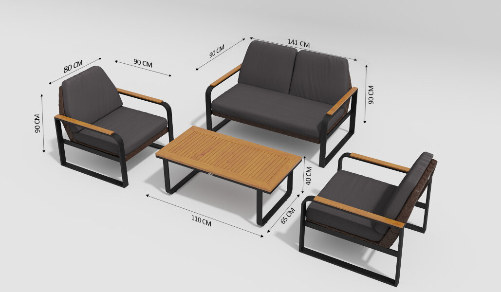 Лаунж зоны Gardenini Bella