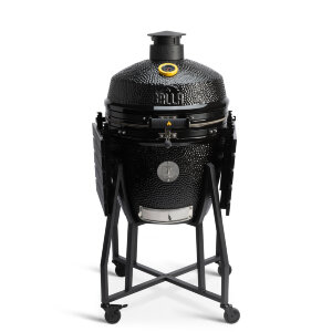 Керамический гриль GRLLR Ember 22″ глянцево-черный с тележкой