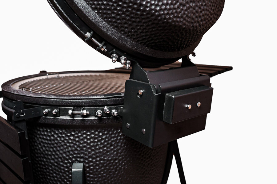 Керамический гриль GRLLR Ember 22″ глянцево-черный с тележкой