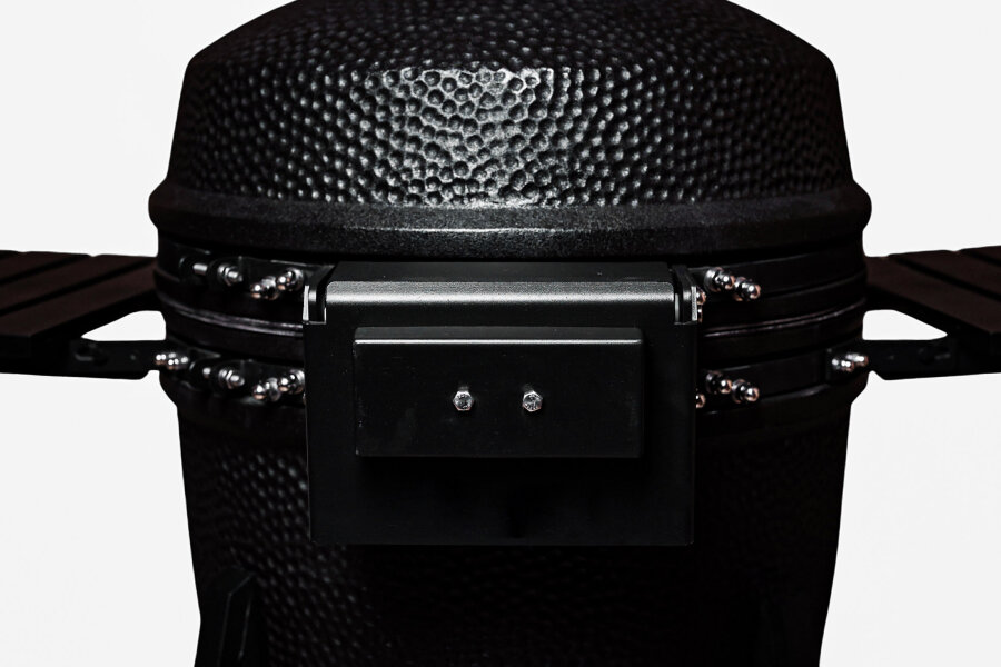 Керамический гриль GRLLR Ember 22″ глянцево-черный с тележкой