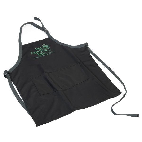 Фартук Big Green Egg с нагрудником и карманом черный