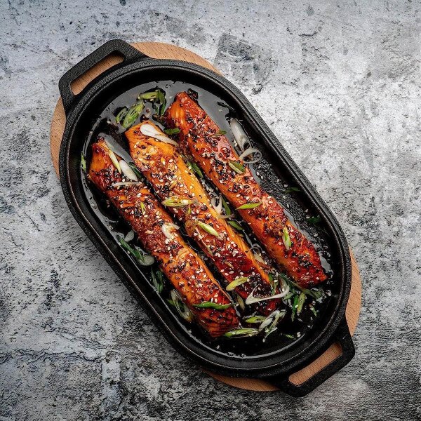 Сковорода Ooni чугунная гладкая со съёмной ручкой